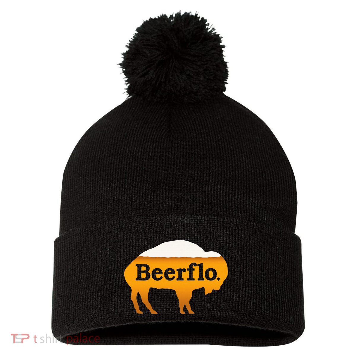 Beerflo Pom Pom 12in Knit Beanie