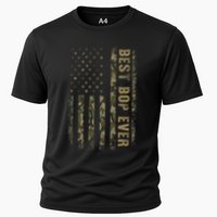 Best Bop Ever Camouflage American Flag FatherS Day Cooling Performance Crew T-Shirt