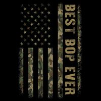 Best Bop Ever Camouflage American Flag FatherS Day Cooling Performance Crew T-Shirt