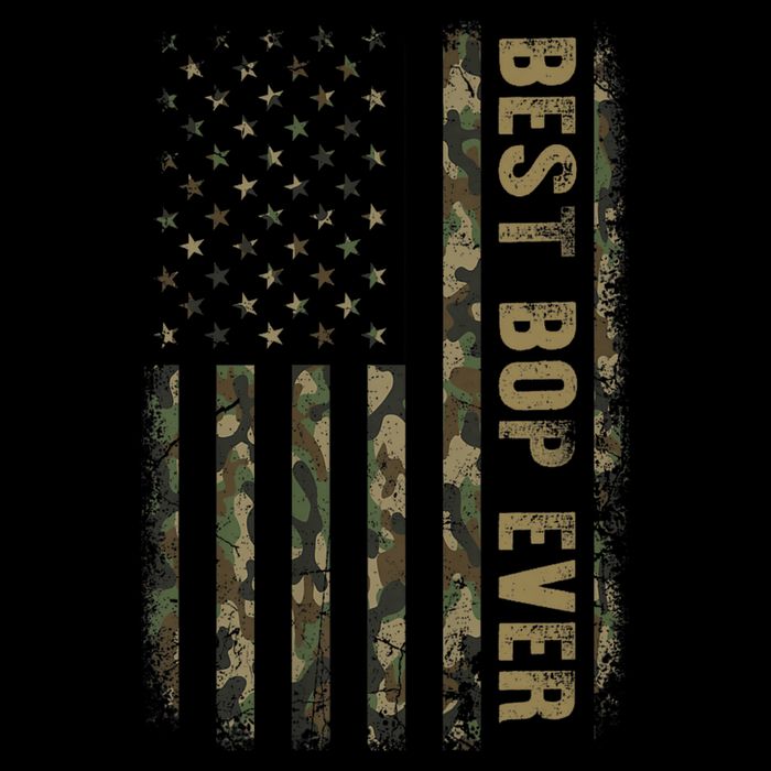 Best Bop Ever Camouflage American Flag FatherS Day Cooling Performance Crew T-Shirt