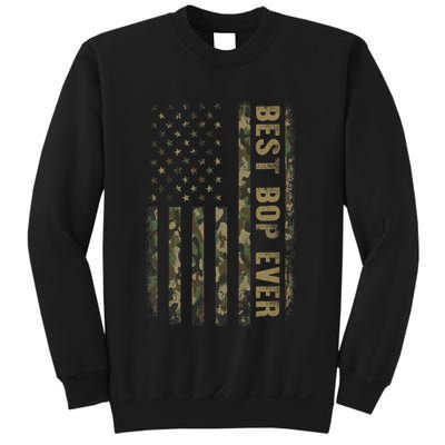 Best Bop Ever Camouflage American Flag FatherS Day Sweatshirt