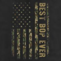 Best Bop Ever Camouflage American Flag FatherS Day Adult Drive Performance Visor