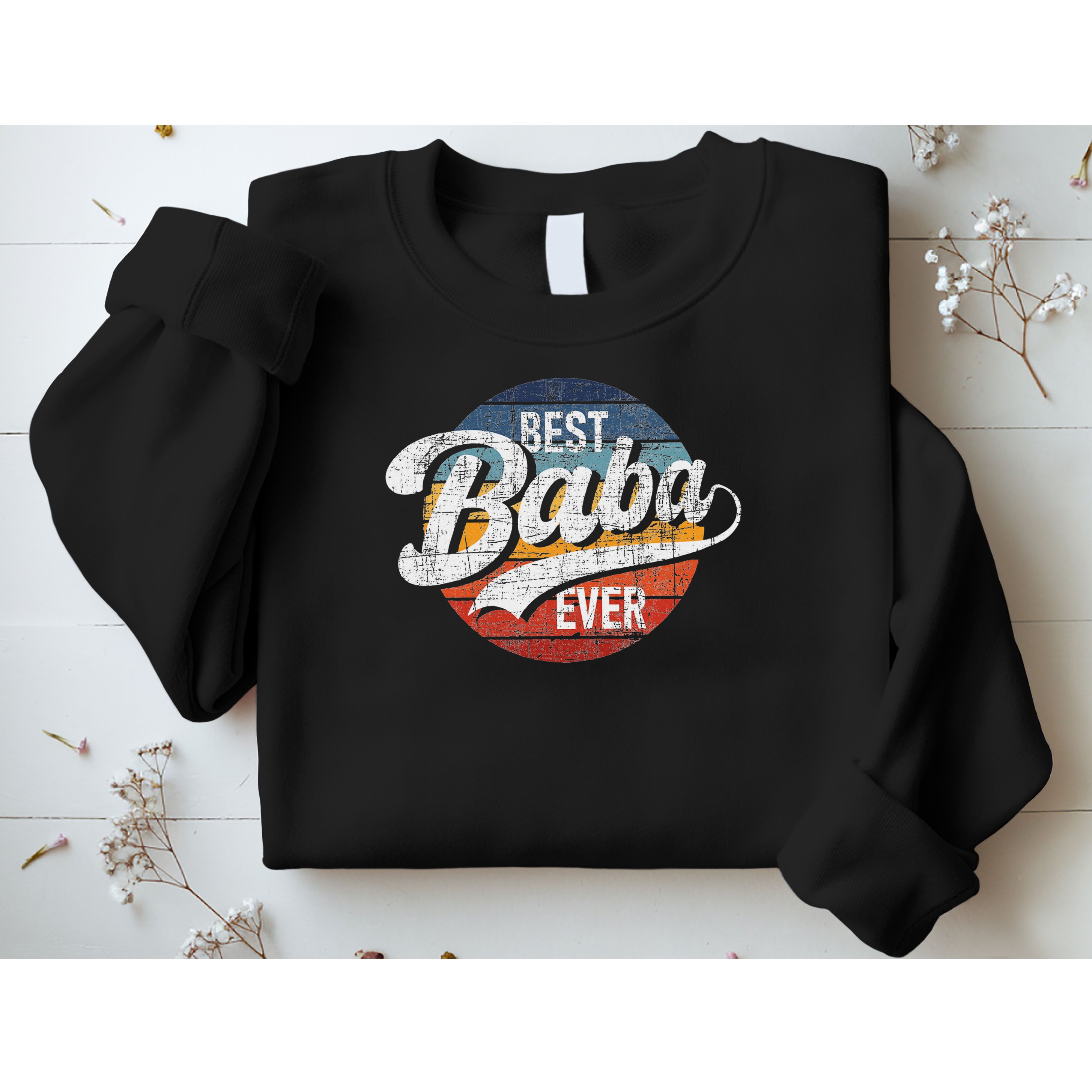 Best Baba Ever Retro Vintage Persian Grandfather Grandad Sweatshirt