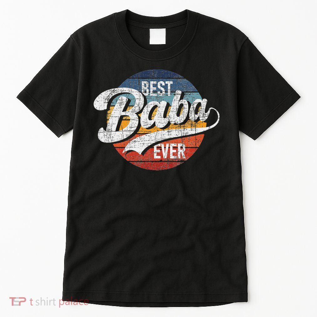 Best Baba Ever Retro Vintage Persian Grandfather Grandad Tall T-Shirt