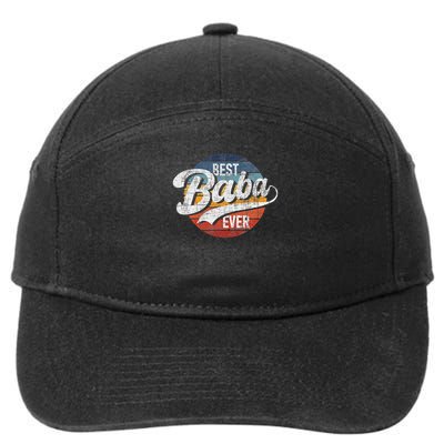 Best Baba Ever Retro Vintage Persian Grandfather Grandad 7-Panel Snapback Hat