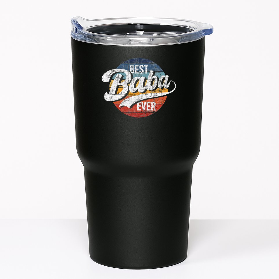 Best Baba Ever Retro Vintage Persian Grandfather Grandad Tumbler
