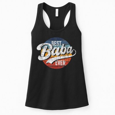 Best Baba Ever Retro Vintage Persian Grandfather Grandad Womens Tank Top