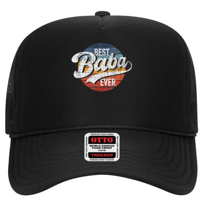 Best Baba Ever Retro Vintage Persian Grandfather Grandad Trucker Hat