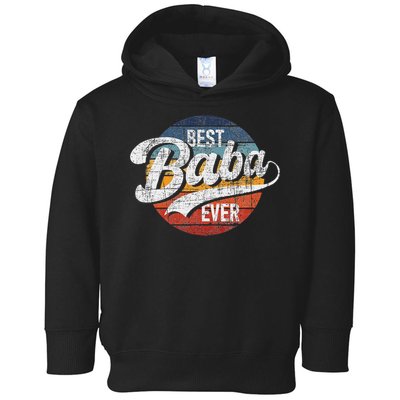 Best Baba Ever Retro Vintage Persian Grandfather Grandad Toddler Hoodie