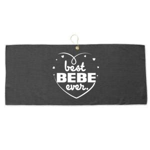 Best Bebe Ever Grandma Mothers Day Birthday Funny Gift Large Microfiber Waffle Golf Towel