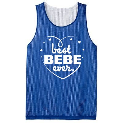 Best Bebe Ever Grandma Mothers Day Birthday Funny Gift Mesh Reversible Basketball Jersey Tank