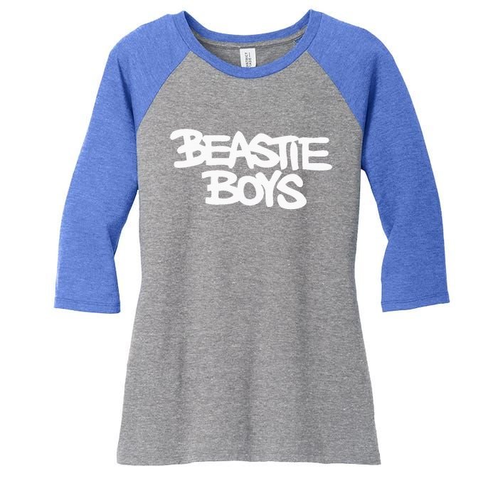 Beastie Women's Tri-Blend 3/4-Sleeve Raglan Shirt