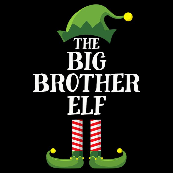 Big Brother Elf Matching Family Group Christmas Party Cooling Performance Crew T-Shirt