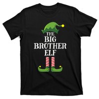 Big Brother Elf Matching Family Group Christmas Party T-Shirt