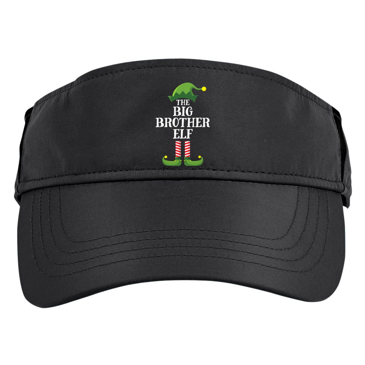 Big Brother Elf Matching Family Group Christmas Party Adult Drive Performance Visor