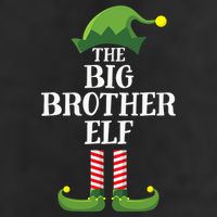 Big Brother Elf Matching Family Group Christmas Party Adult Drive Performance Visor