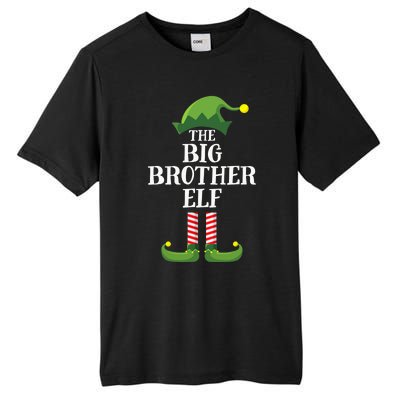 Big Brother Elf Matching Family Group Christmas Party Tall Fusion ChromaSoft Performance T-Shirt