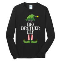 Big Brother Elf Matching Family Group Christmas Party Tall Long Sleeve T-Shirt