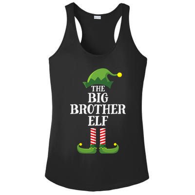 Big Brother Elf Matching Family Group Christmas Party Ladies PosiCharge Competitor Racerback Tank