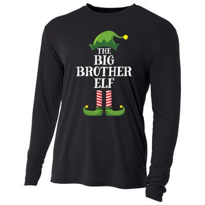 Big Brother Elf Matching Family Group Christmas Party Cooling Performance Long Sleeve Crew