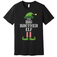 Big Brother Elf Matching Family Group Christmas Party Premium T-Shirt