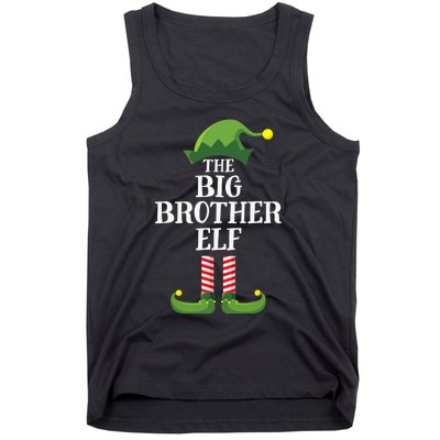 Big Brother Elf Matching Family Group Christmas Party Tank Top