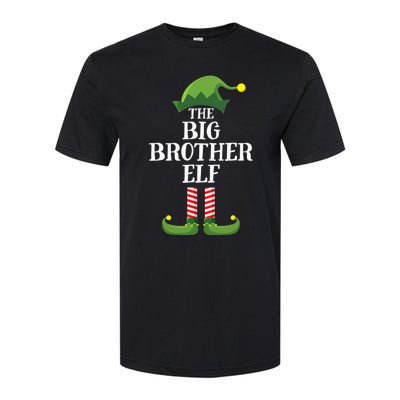 Big Brother Elf Matching Family Group Christmas Party Softstyle CVC T-Shirt