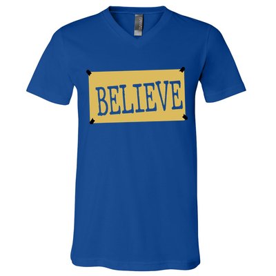 Believe V-Neck T-Shirt