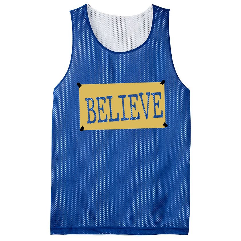 Believe Mesh Reversible Basketball Jersey Tank