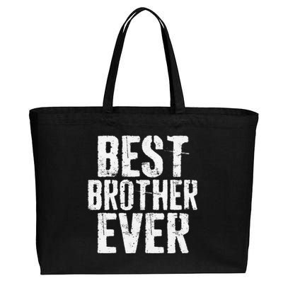 Best Brother Ever Fathers Day Cotton Canvas Jumbo Tote