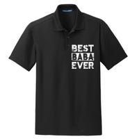 Best Baba Ever Gift For Grandpa Father's Day Dry Zone Grid Polo