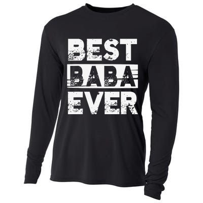 Best Baba Ever Gift For Grandpa Father's Day Cooling Performance Long Sleeve Crew