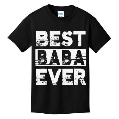 Best Baba Ever Gift For Grandpa Father's Day Kids T-Shirt