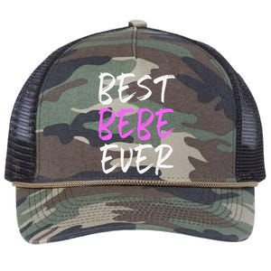 Best Bebe Ever Family Funny Cool Retro Rope Trucker Hat Cap