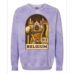 Belgium Beer Europe Colorblast Crewneck Sweatshirt