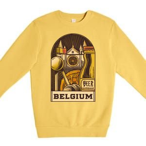 Belgium Beer Europe Premium Crewneck Sweatshirt