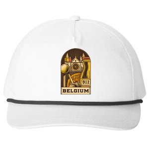 Belgium Beer Europe Snapback Five-Panel Rope Hat