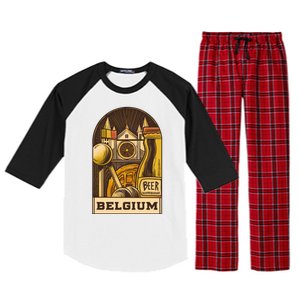 Belgium Beer Europe Raglan Sleeve Pajama Set