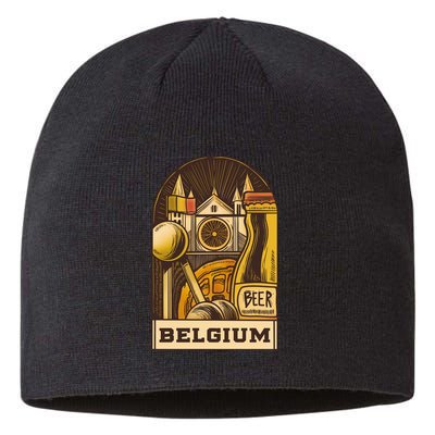 Belgium Beer Europe Sustainable Beanie