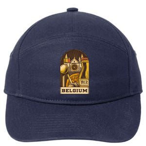 Belgium Beer Europe 7-Panel Snapback Hat