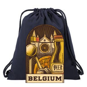 Belgium Beer Europe Drawstring Bag