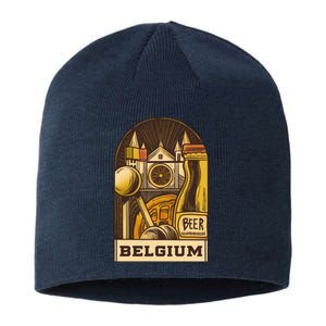 Belgium Beer Europe Sustainable Beanie