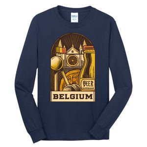 Belgium Beer Europe Tall Long Sleeve T-Shirt