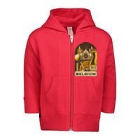 Belgium Beer Europe Toddler Zip Fleece Hoodie