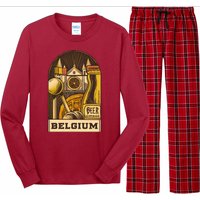 Belgium Beer Europe Long Sleeve Pajama Set