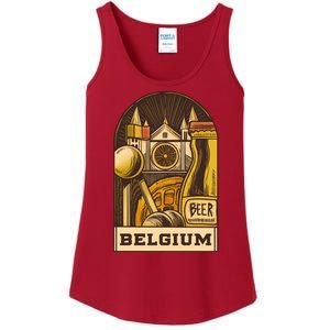 Belgium Beer Europe Ladies Essential Tank