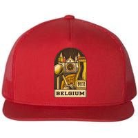 Belgium Beer Europe Flat Bill Trucker Hat