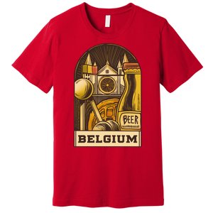 Belgium Beer Europe Premium T-Shirt