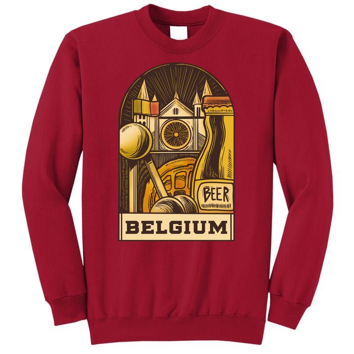 Belgium Beer Europe Tall Sweatshirt