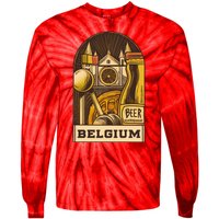 Belgium Beer Europe Tie-Dye Long Sleeve Shirt